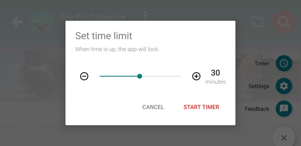 Set YouTube Kids Time Limit